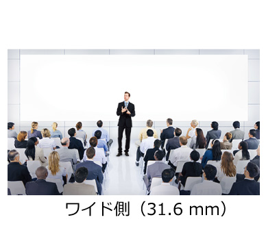 高性能30倍/超解像40倍ズーム+1.4倍デジタルエクステンダーズームの画像
