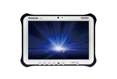 製品写真：頑丈タブレット タフブック