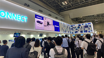 写真:展示会の様子