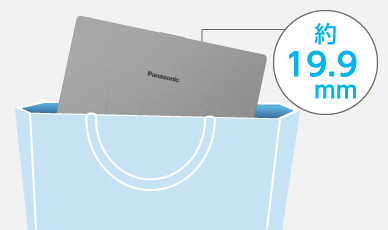 A4サイズ用紙より小さいボディ