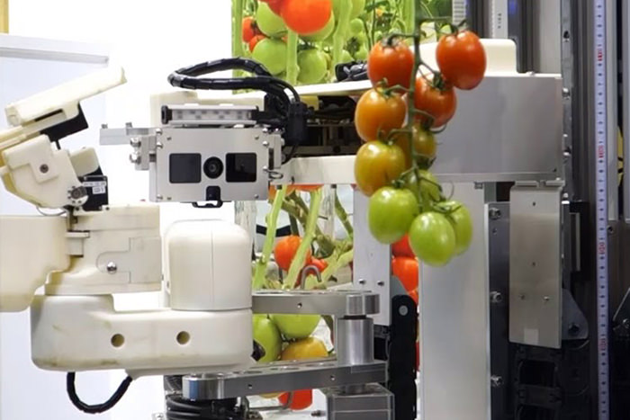 トマト収穫機、無人草刈りロボット……さまざまな技術開発が進む