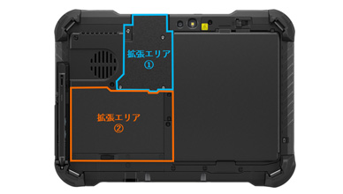 ２つの拡張エリア