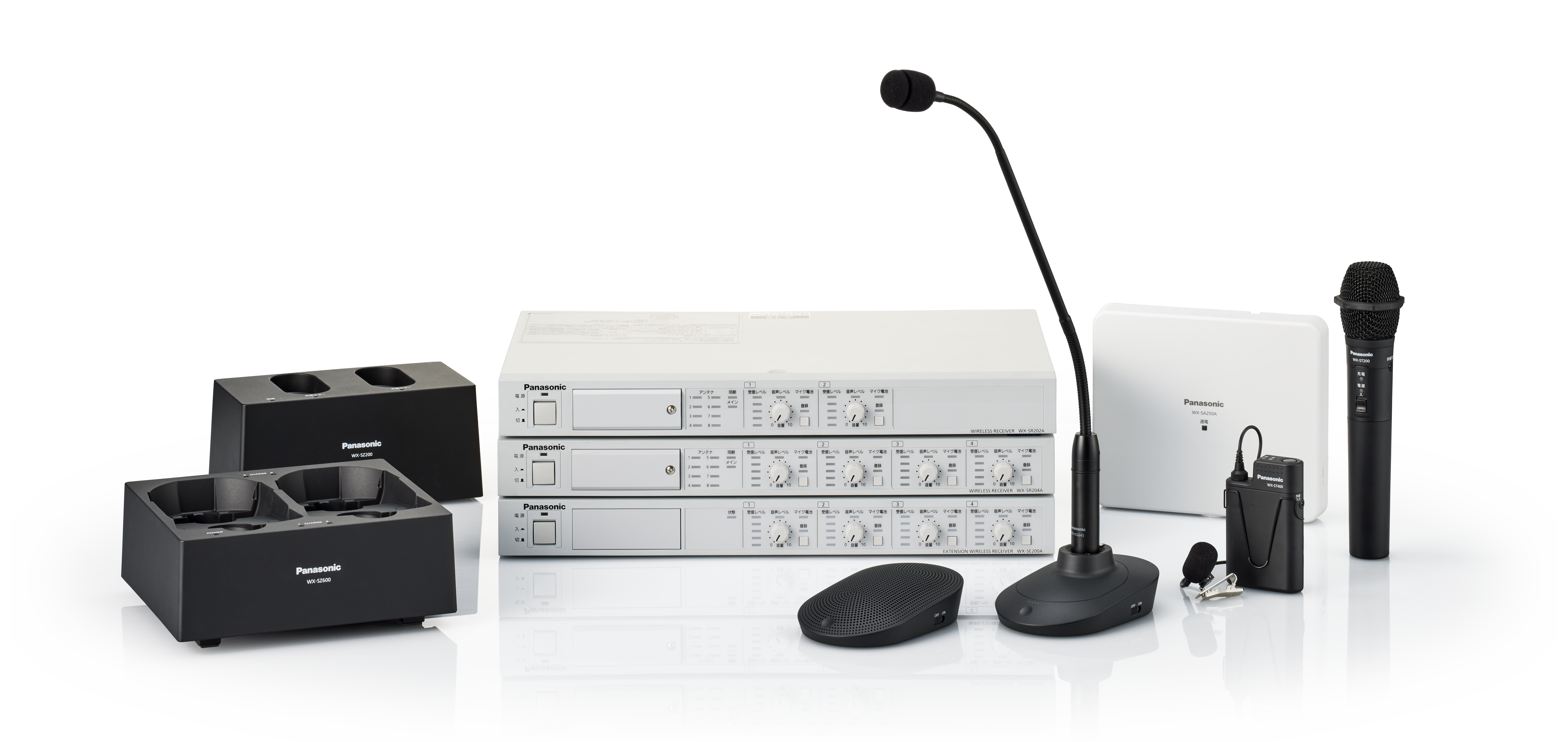 パナソニックの1.9GHz帯デジタルワイヤレスマイクシステム