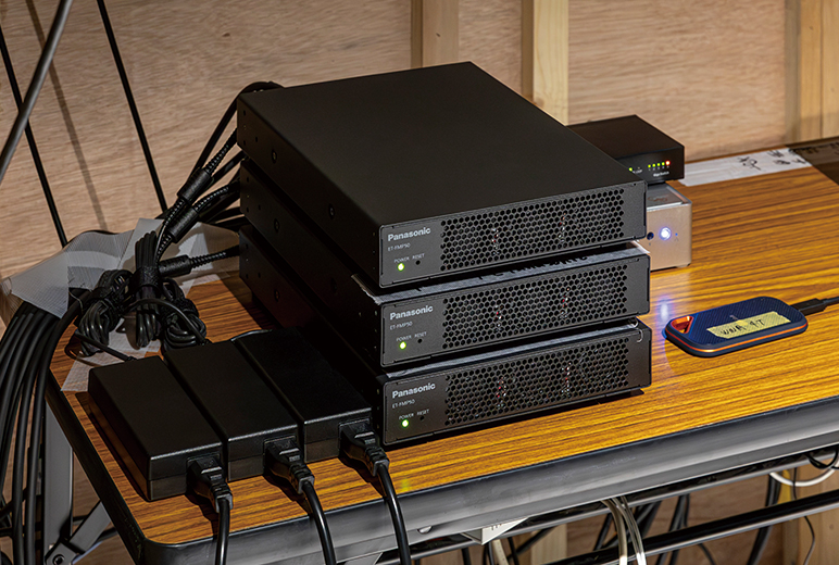 写真:バックヤードに設置されたET-FMP50