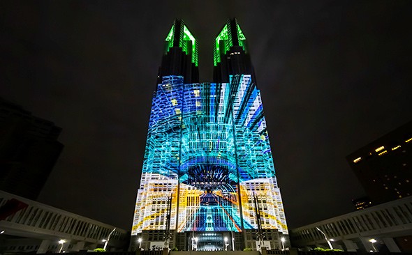 東京都庁プロジェクションマッピング「TOKYO Night & Light」