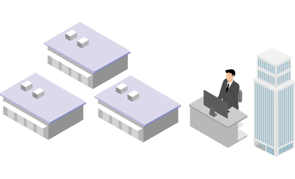 遠隔から複数拠点を確認可能。移動コストを削減できるだけでなく、抜き打ちの拠点確認も可能