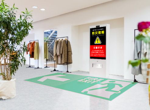 緊急時サイネージ