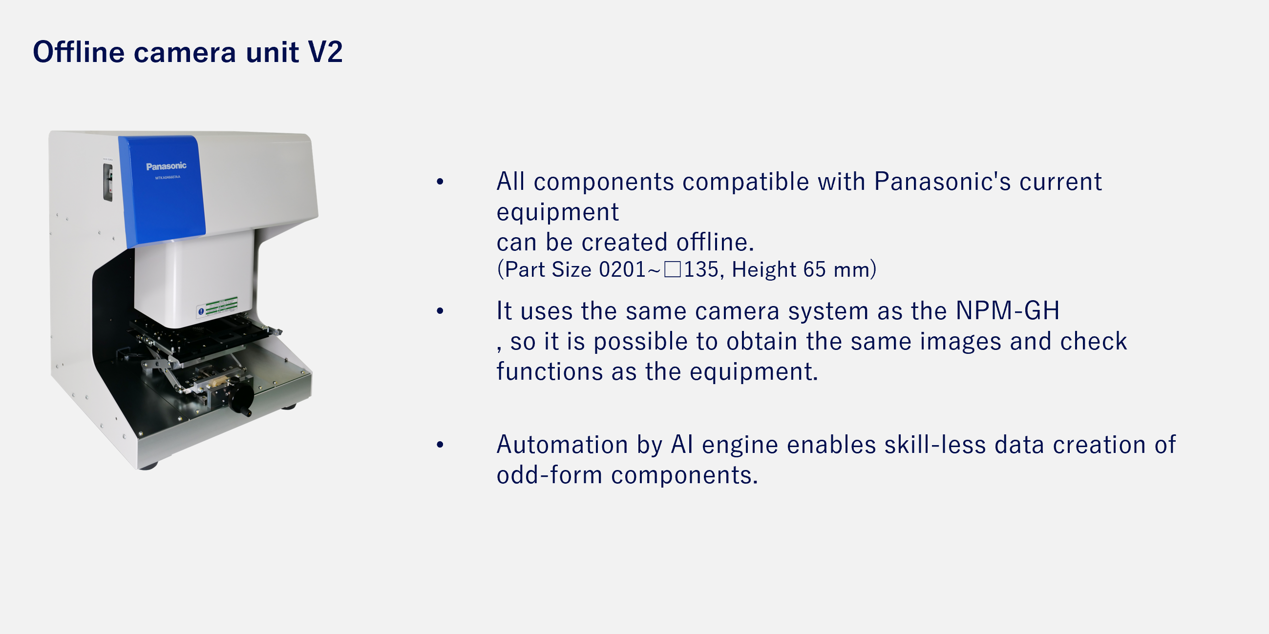 Offline camera unit