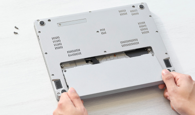 着脱式のバッテリーパック