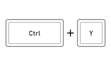 やり直しのショートカットキー