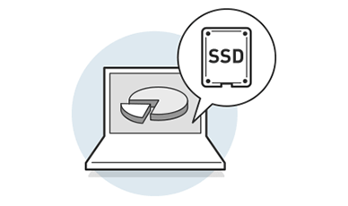 ディスク容量をあける