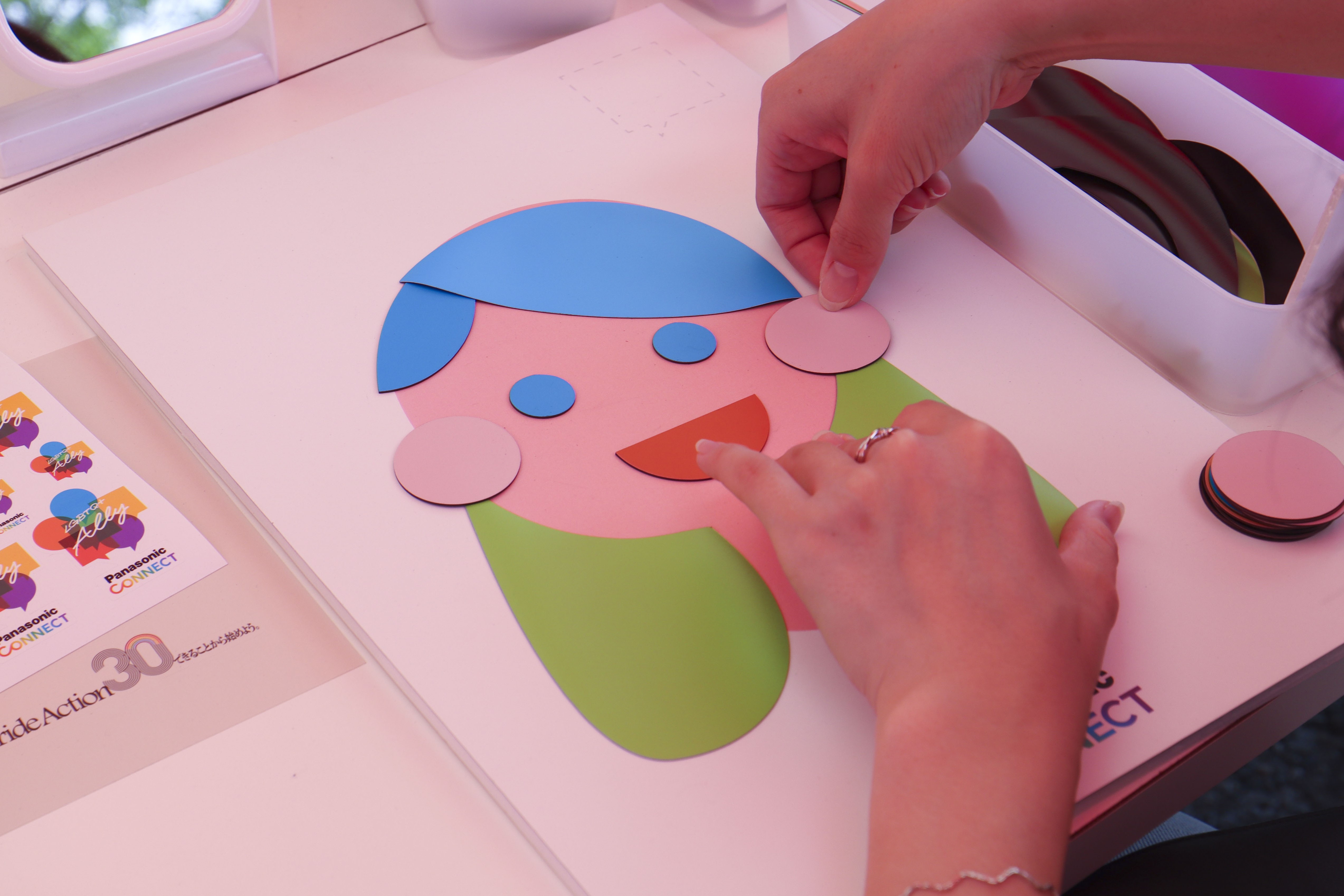 アバター作成の様子