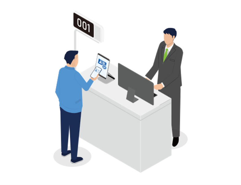 窓口で向き合う人