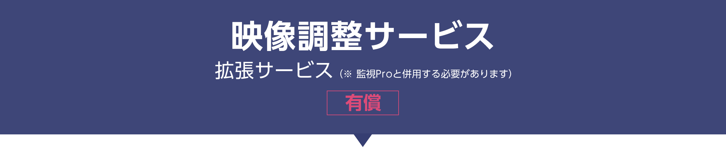 映像調整サービス