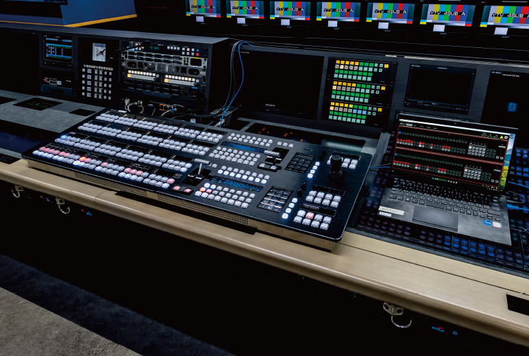 在阪放送局様で持ち回りで使用されたKairos ControlとKairos Creator