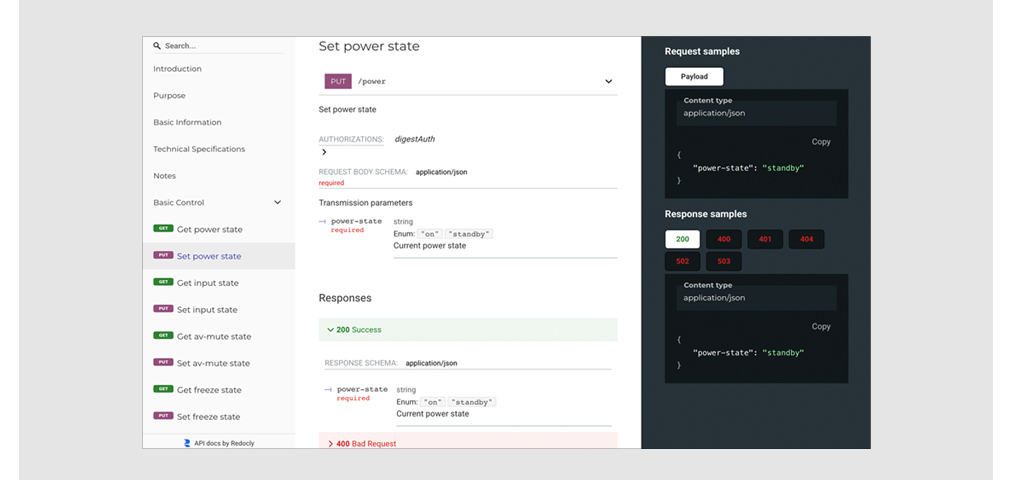 Web API画面イメージ