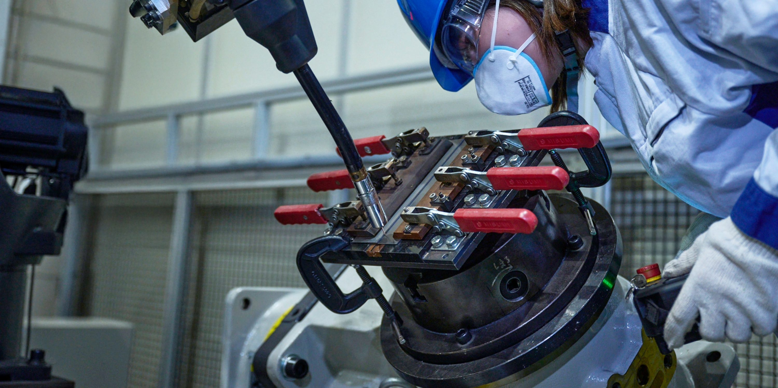 溶接_ポジショナー_4カラム用イメージ