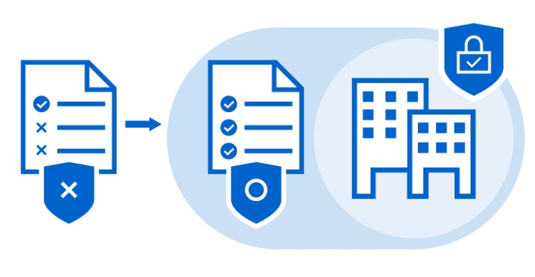 セキュリティ制度策定支援のイラスト図