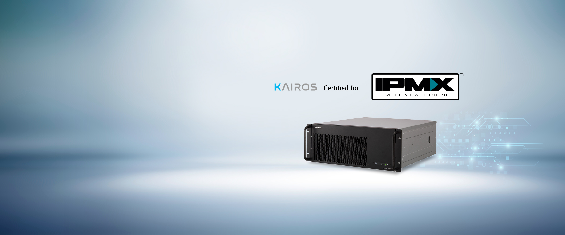 KAIROSがIPMX認証を取得