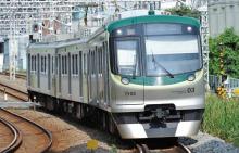 写真:東急電鉄 走行中の列車