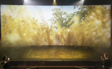 写真：プロジェクションマッピング