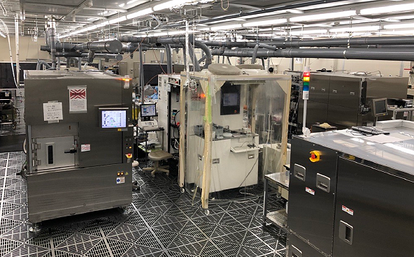 门真据点 干式蚀刻实证区域