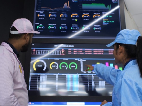 フロア内の状態を見える化したコントロールルーム。